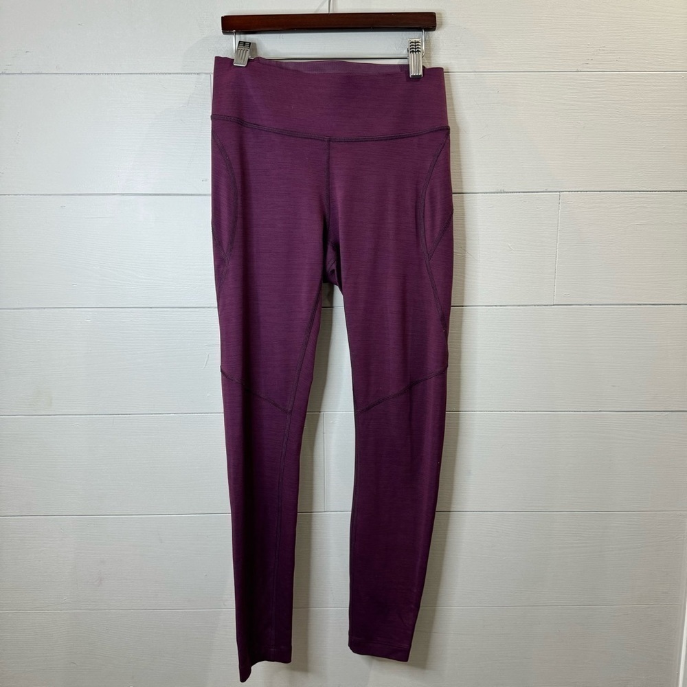 Outdoor Voices | Purple and Black Athletic Leggings Size Small